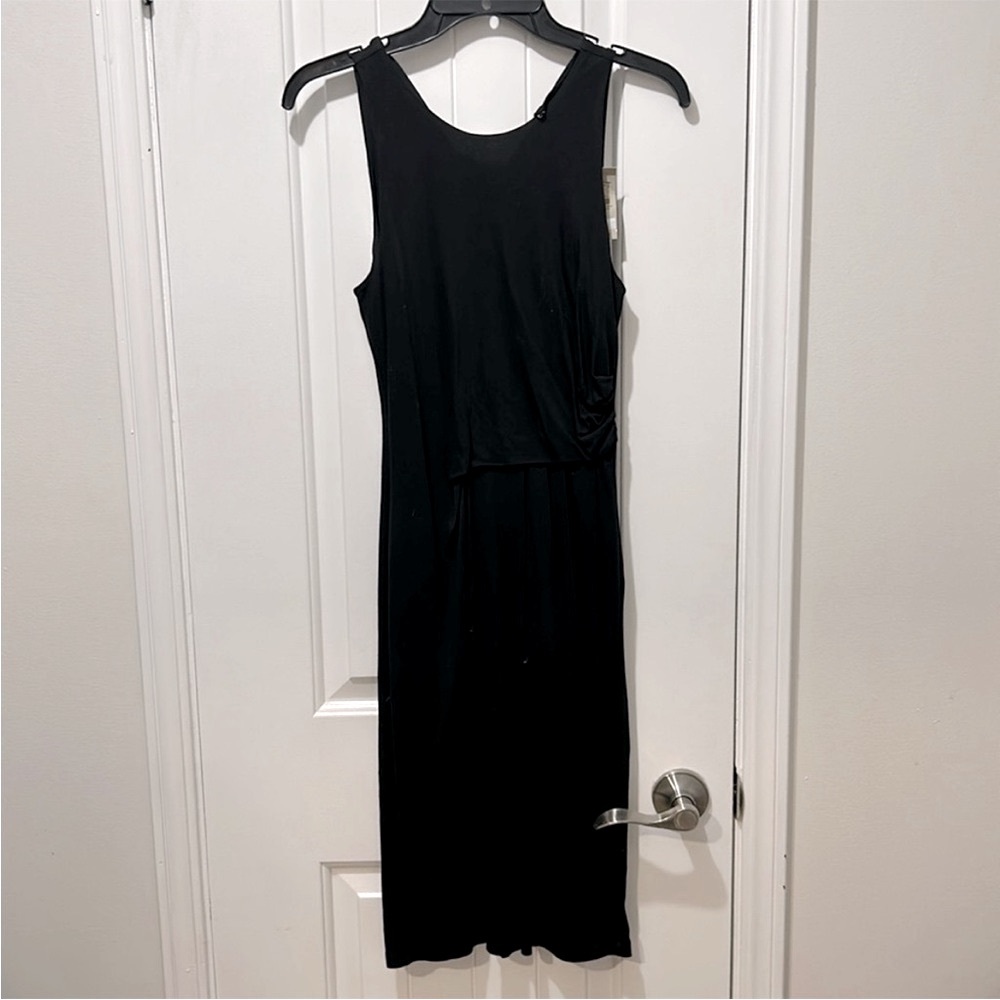 NWT Ann Taylor Classic Black Midi Dress